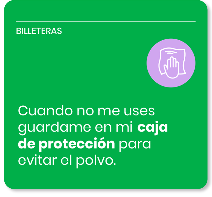 Cuidado Billeteras 1